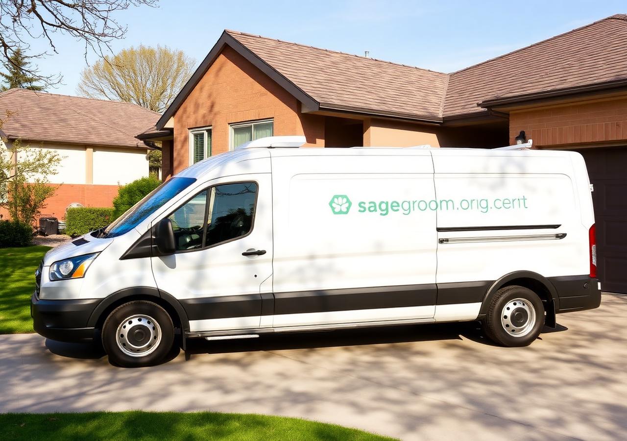 Mobile grooming van